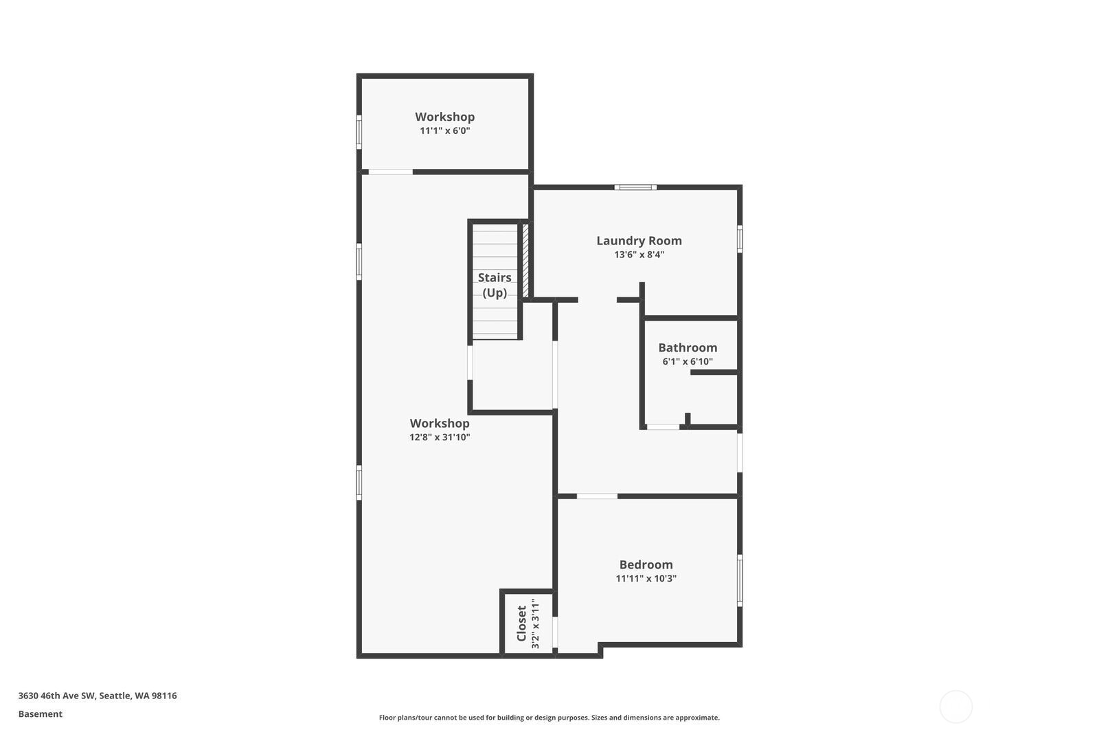 3630 46th Avenue Southwest Seattle, WA 98116 - Photo 27 of 29 a picture of a floor plan