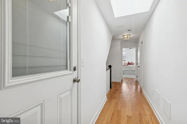 a workspace with furniture and window