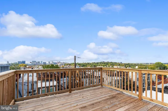 a view of a roof deck