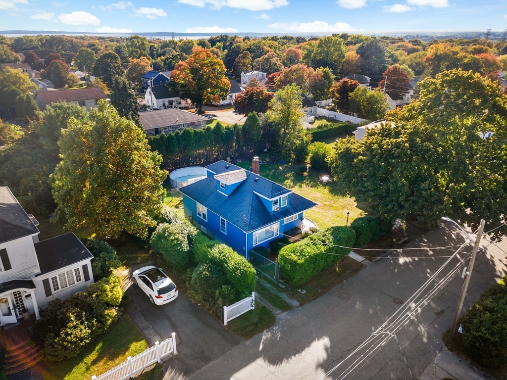 37 Merton Street Somerset, MA 02726 - Photo 30 of 36 an aerial view of a house with a garden