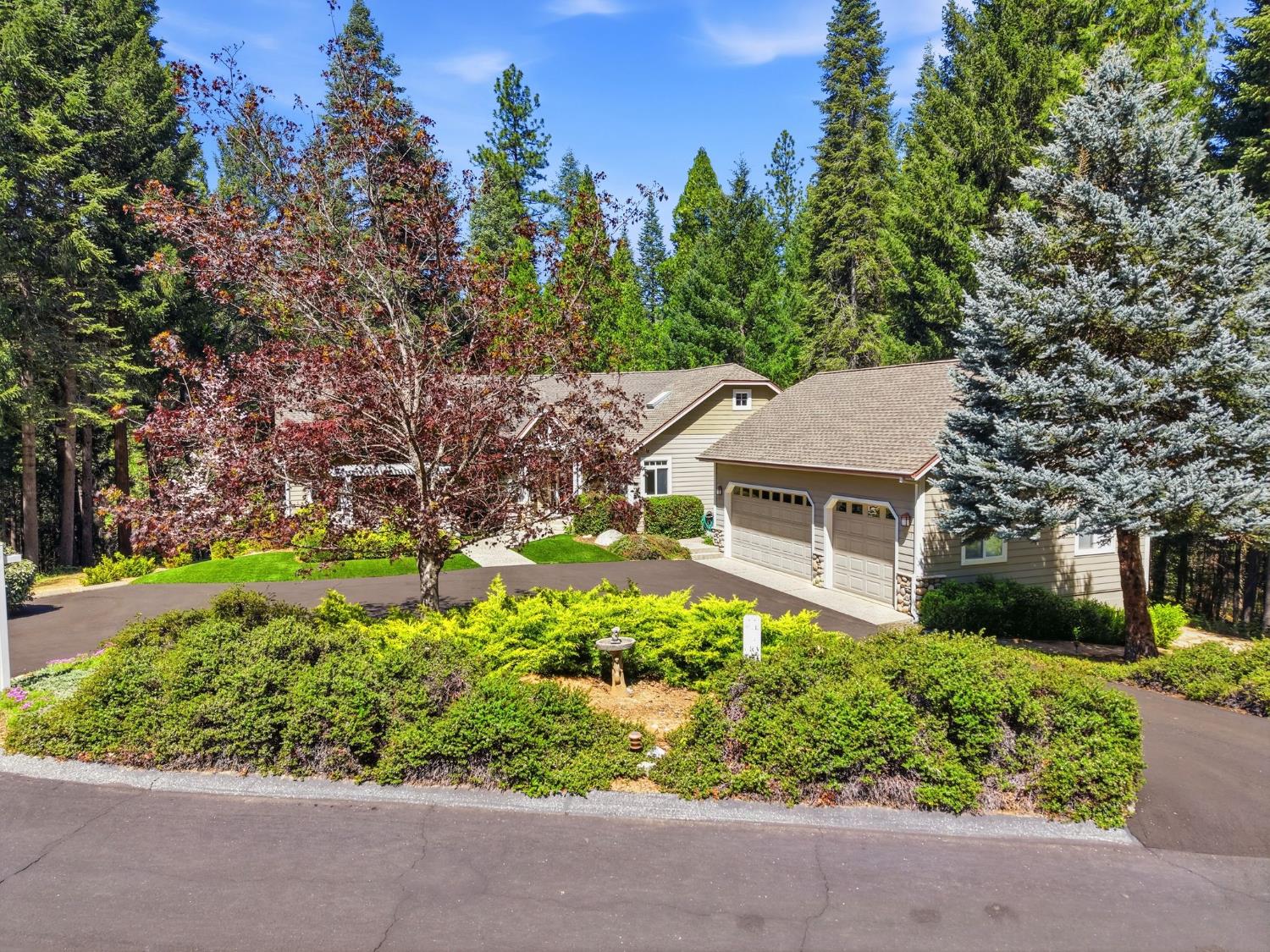 10711 Murchie Mine Road Nevada City, CA 95959 - Photo 62 of 71 front view of a house with a garden