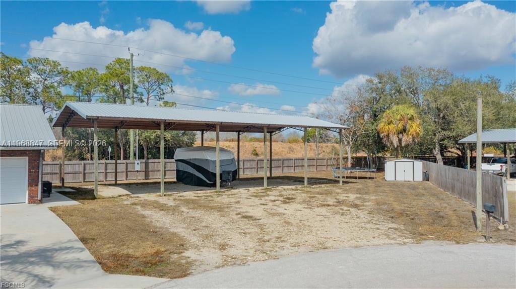 845 Quail Run LaBelle, FL 33935 - Photo 25 of 29 a view of a backyard