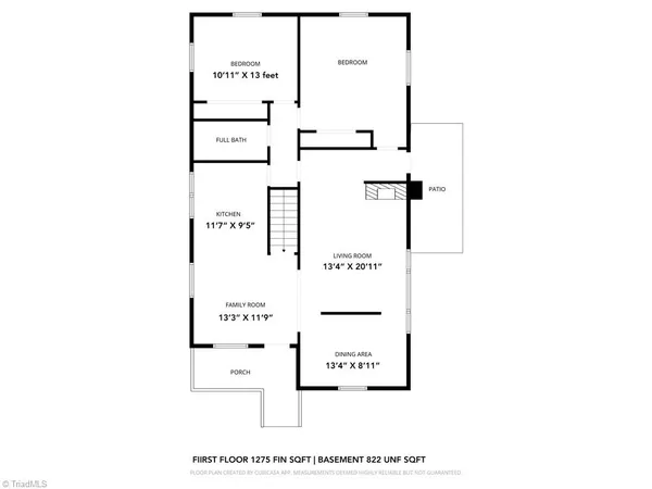 $287,500 | 3283 Highway 64, Advance, NC 27006