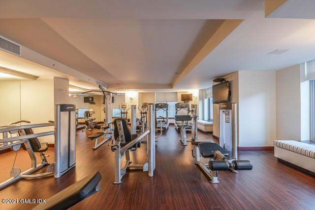 70 Forest Street, Unit 5E Stamford, CT 06901 - Photo 12 of 15 a view of a room with gym equipment
