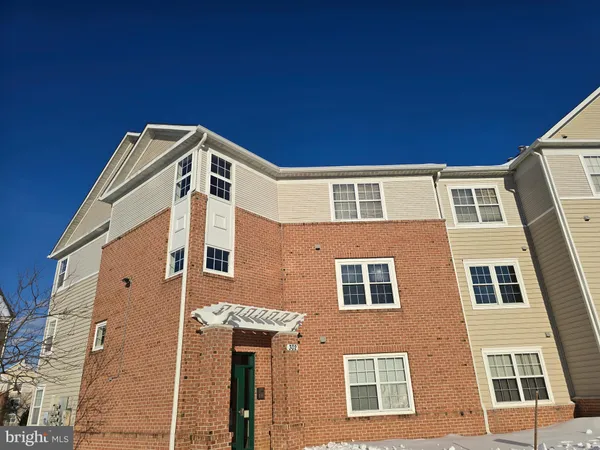a front view of a building
