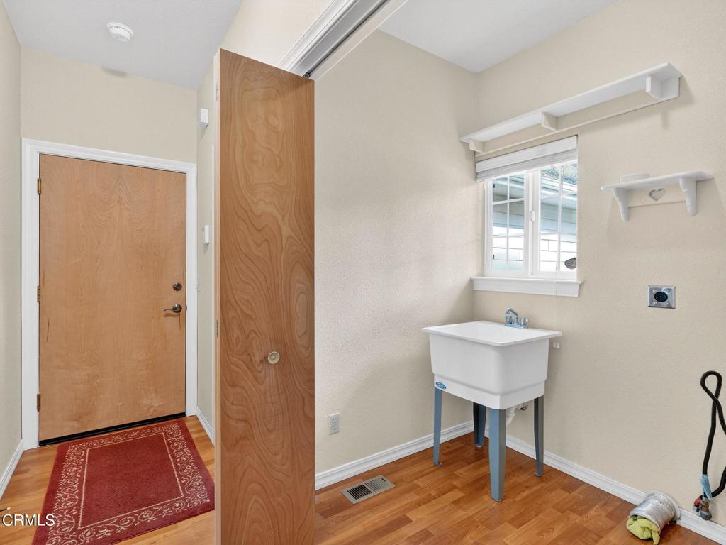 18970 Quail Lane Fort Bragg, CA 95437 - Photo 25 of 36 a view of a room that has a window and wooden floor