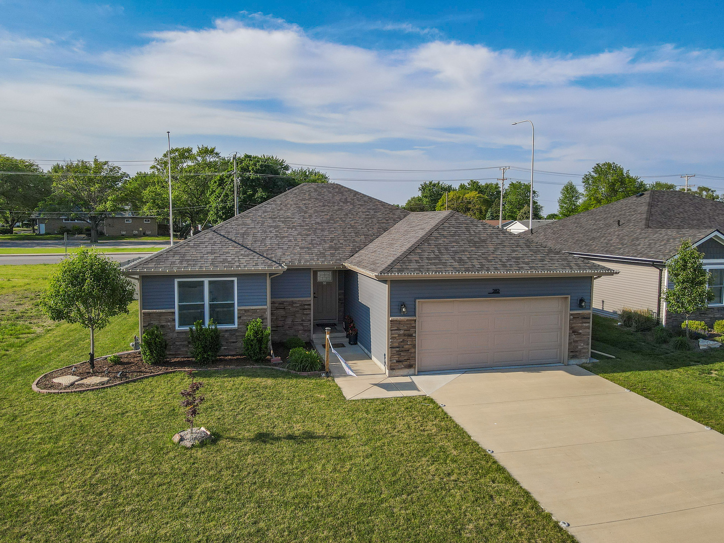 282 Patton Turn Bradley, IL 60915 - Photo 2 of 37 front view of a house with a yard
