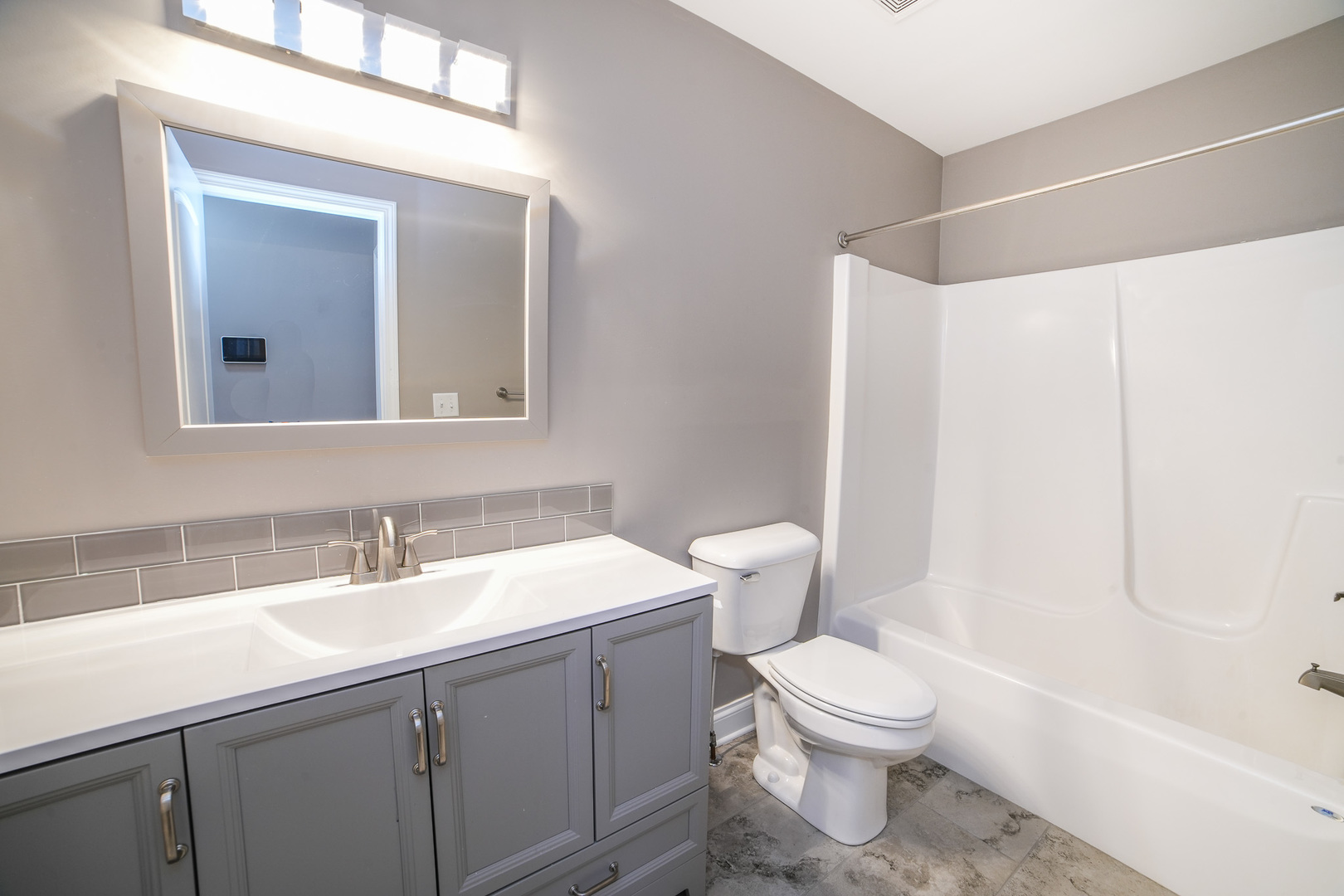 282 Patton Turn Bradley, IL 60915 - Photo 26 of 37 a bathroom with a toilet a sink and a bathtub