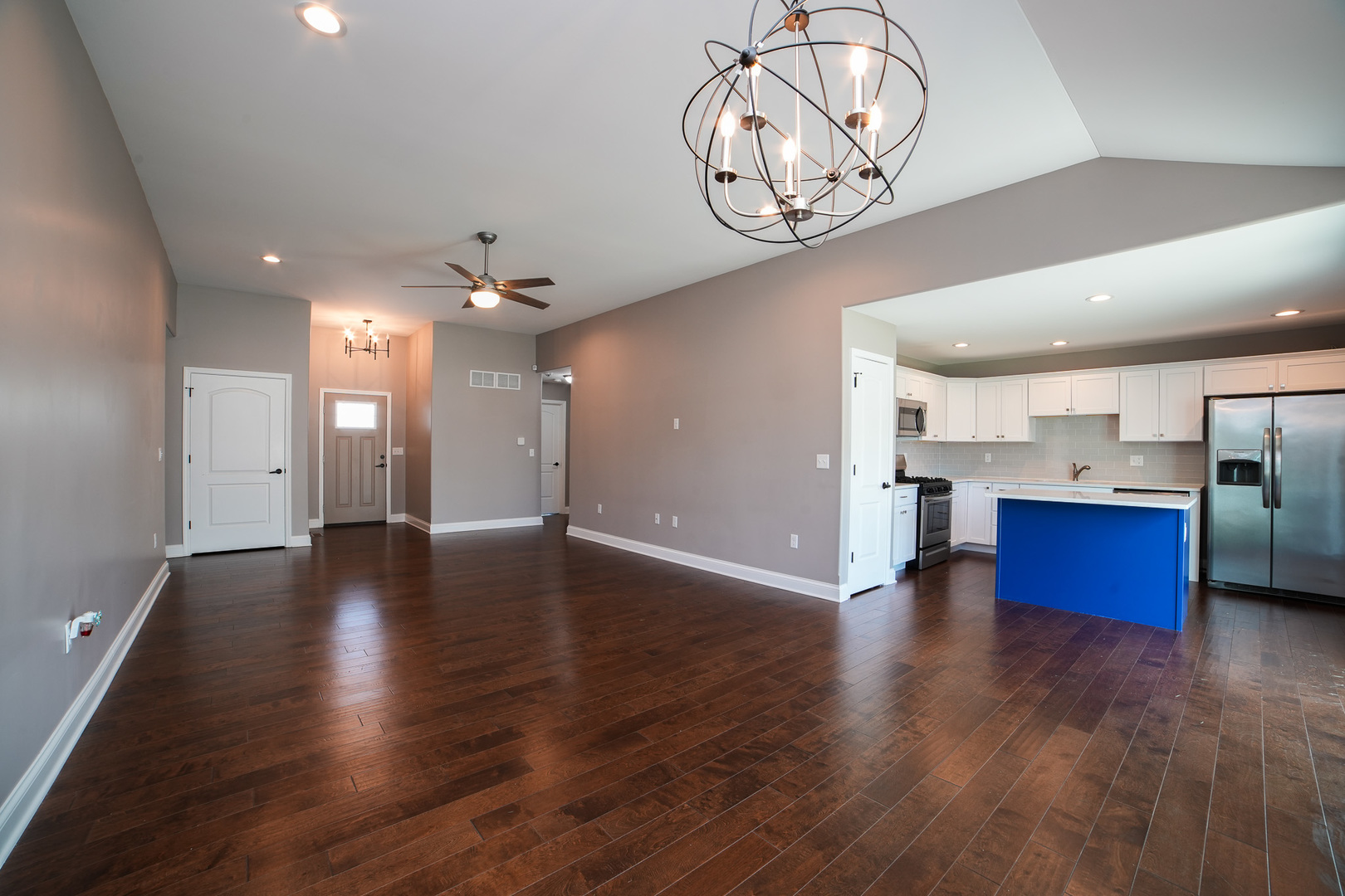 282 Patton Turn Bradley, IL 60915 - Photo 8 of 37 a view of empty room with wooden floor