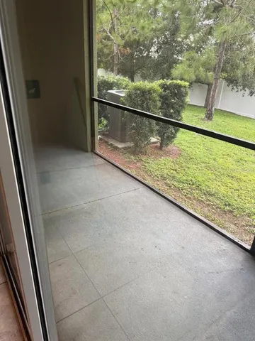 a view of balcony with outdoor space