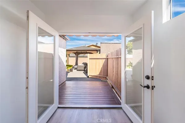 a view of a porch