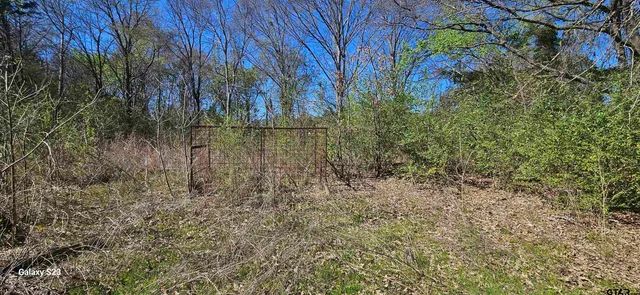a view of a wooden fence