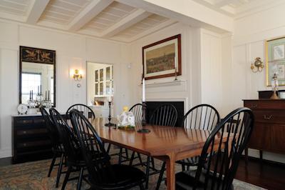 108 Shore Road Chatham, MA 02633 - Photo 16 of 31 a view of a a dining room with furniture window and wooden floor