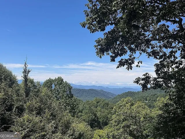 a view of a swimming pool with a yard and sitting area
