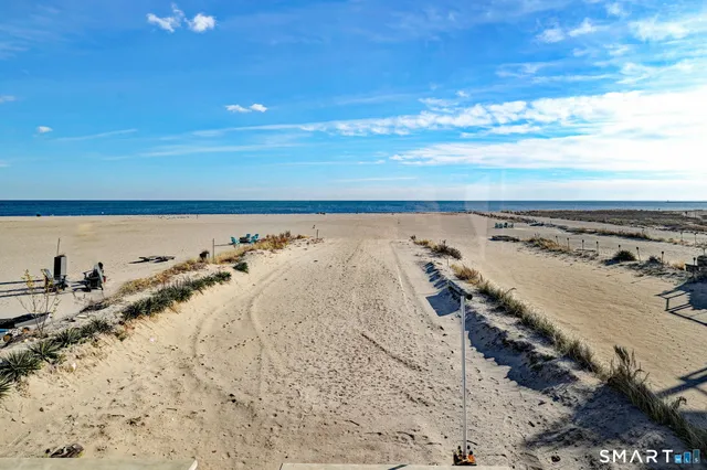 a view of ocean with beach