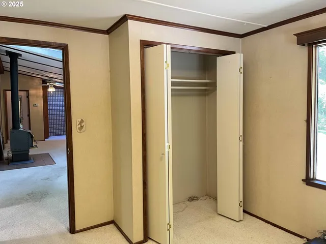 a view of an front door