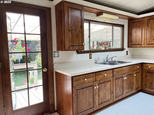 a close view of utility room