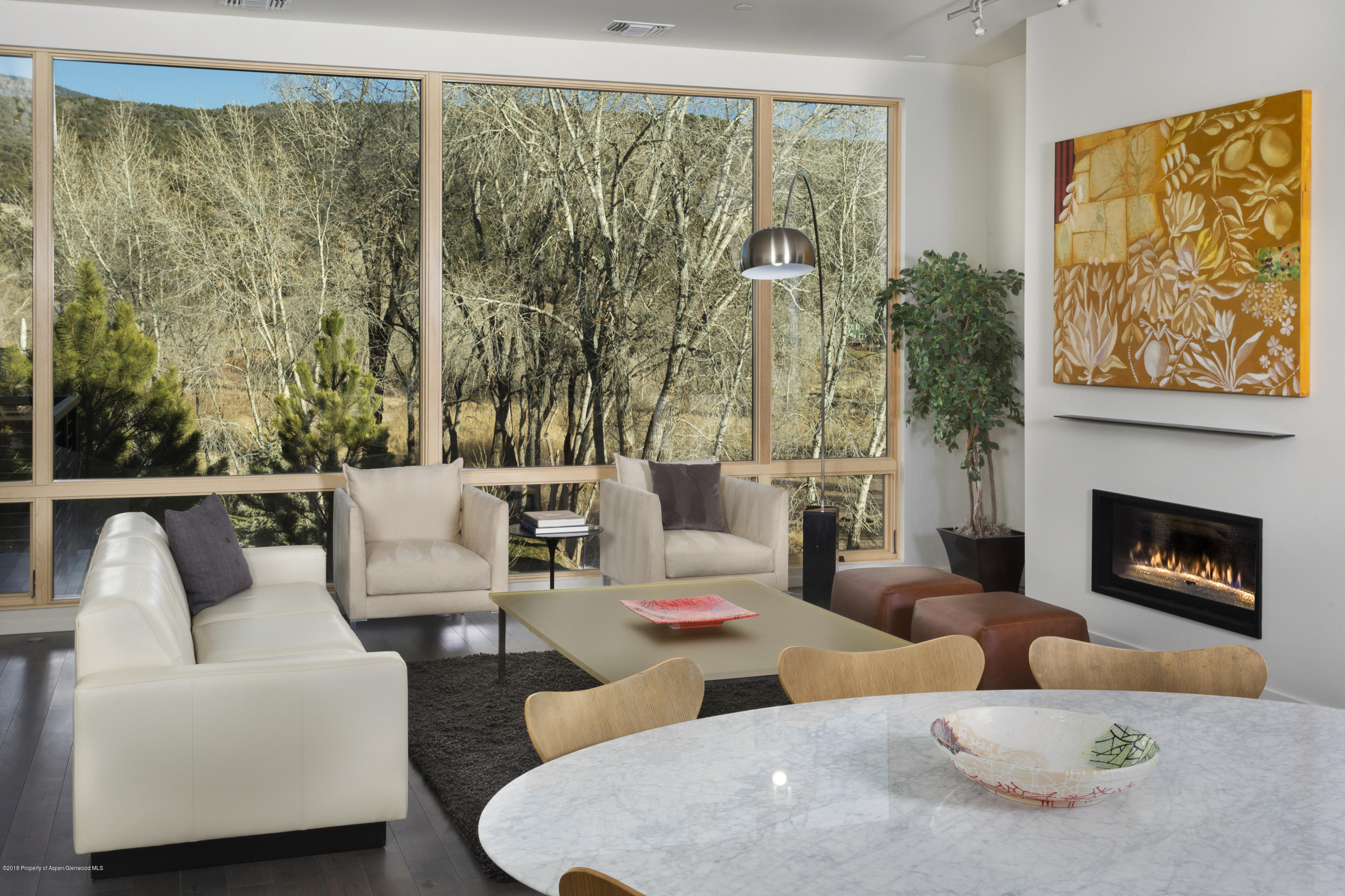 102 Evans Road, Unit 107 Basalt, CO 81621 - Photo 12 of 62 a living room with furniture and a large window