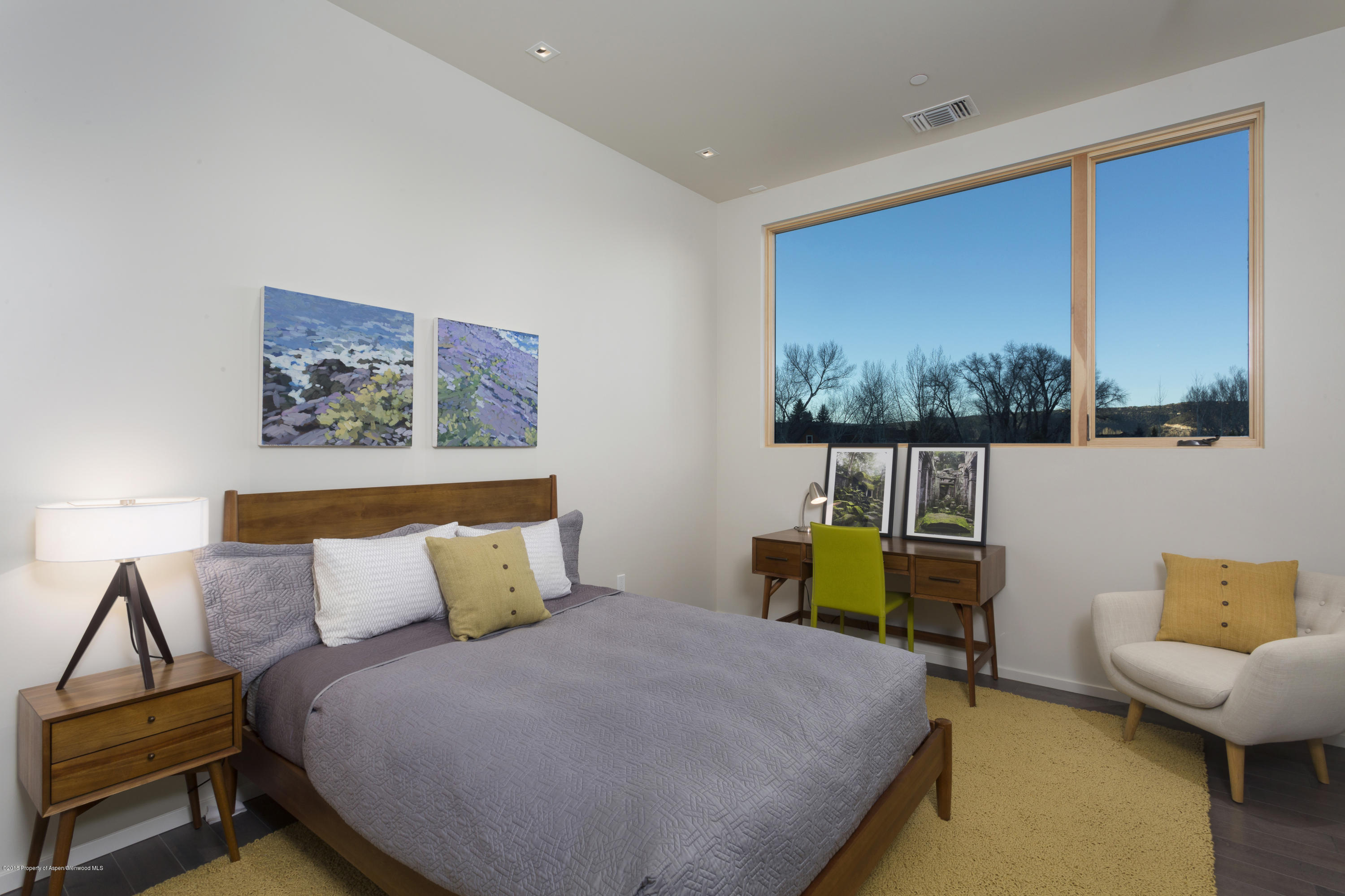 102 Evans Road, Unit 107 Basalt, CO 81621 - Photo 44 of 62 a bedroom with a bed and a couch