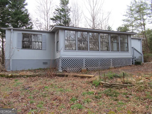 a view of a house with a window
