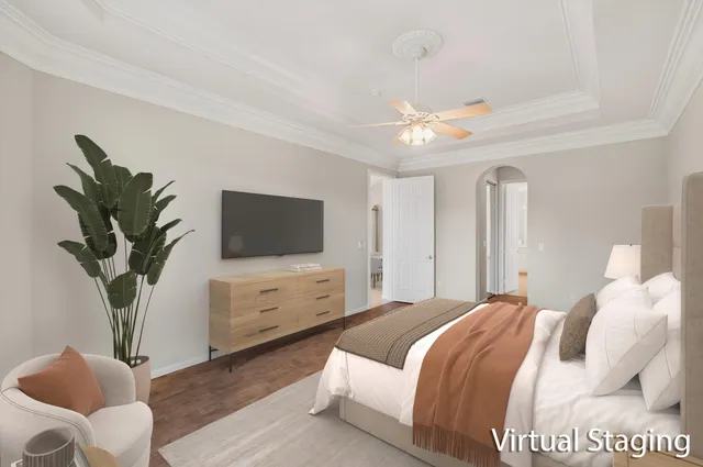 a spacious bathroom with a tub sink shower and mirror