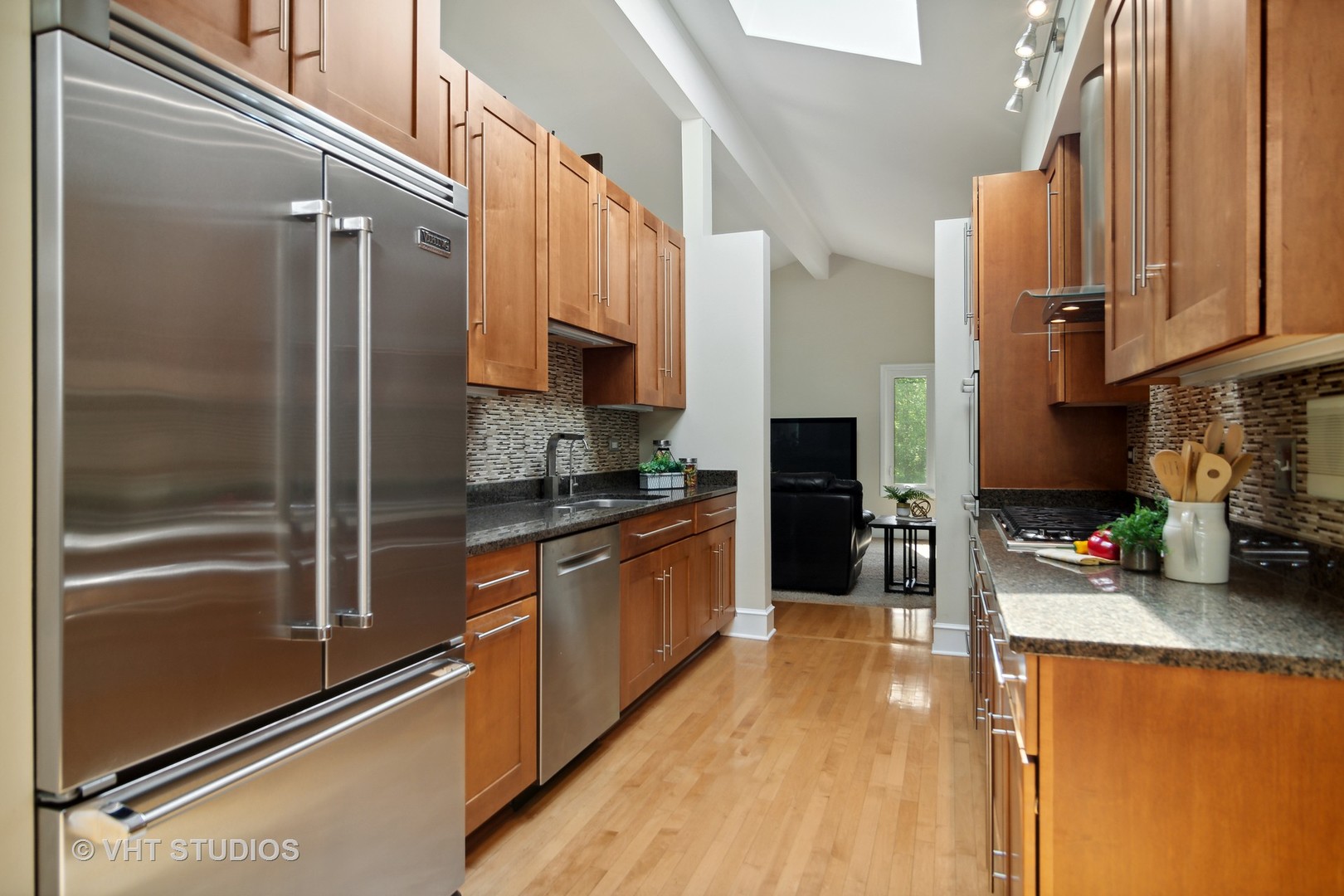 359 Haman Road Inverness, IL 60067 - Photo 7 of 39 a kitchen with stainless steel appliances granite countertop a refrigerator and a sink