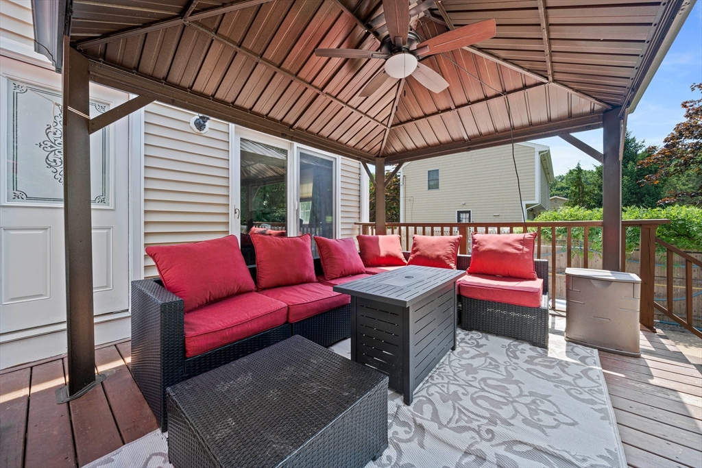 5 Kingsbury Road Canton, MA 02021 - Photo 27 of 39 a patio with patio lots of furniture and outdoor seating