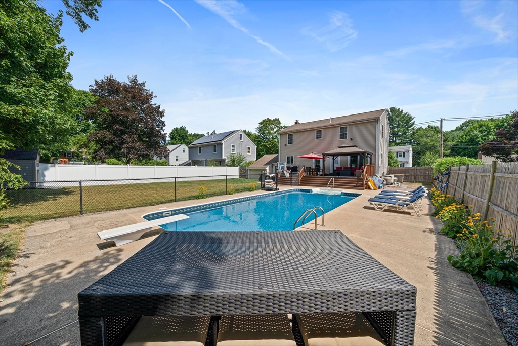 5 Kingsbury Road Canton, MA 02021 - Photo 30 of 39 swimming pool view with a seating space
