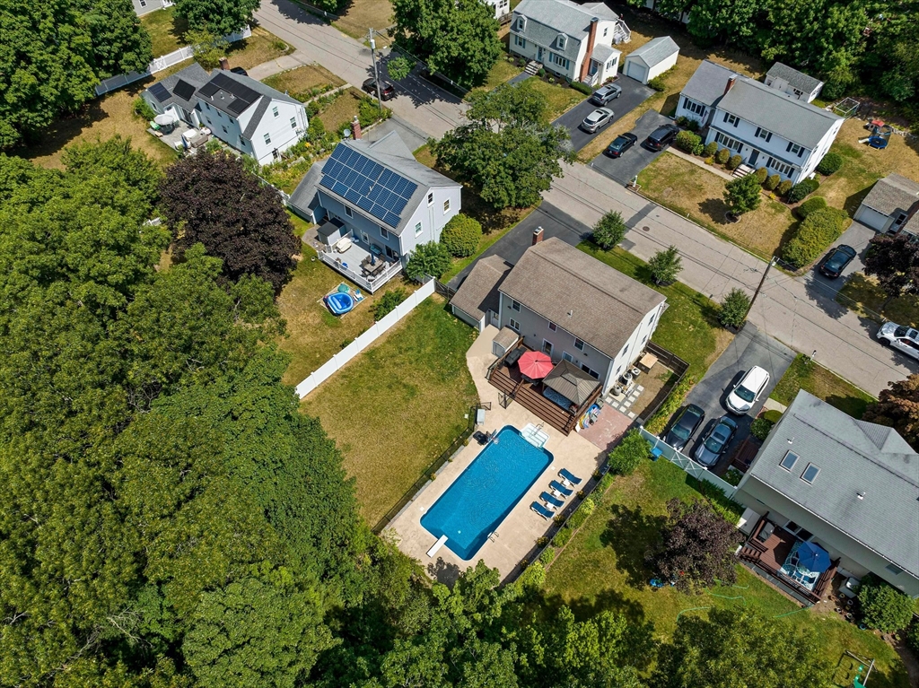 5 Kingsbury Road Canton, MA 02021 - Photo 34 of 39 an aerial view of a house with a yard