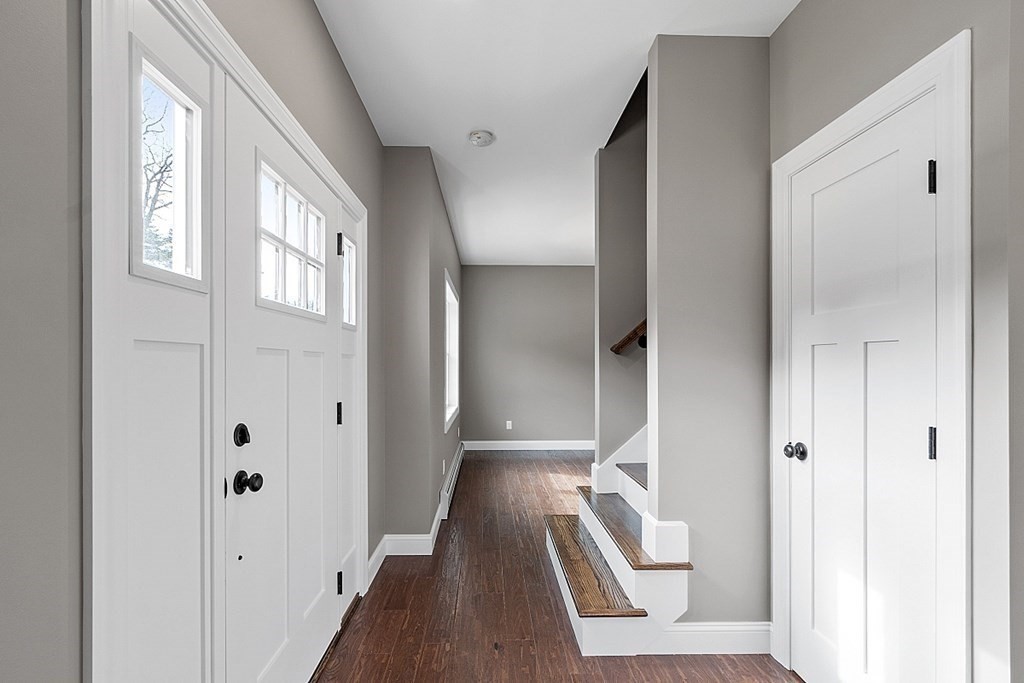1435 South Athol Road Athol, MA 01331 - Photo 14 of 23 a view of a hallway with wooden floor and entryway