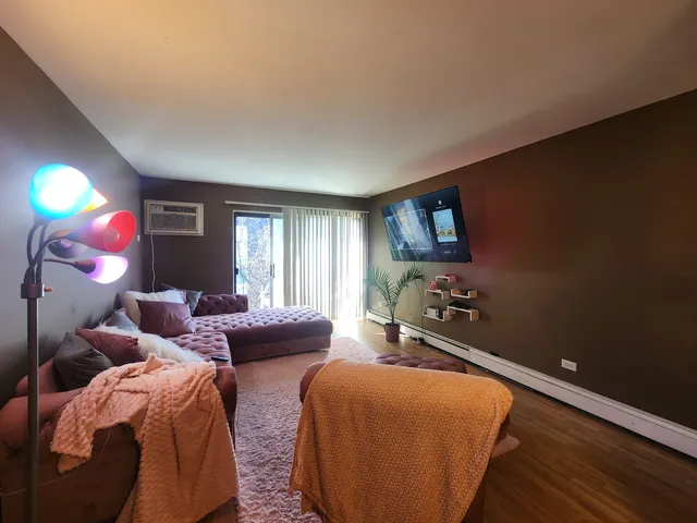 a workspace with furniture and window