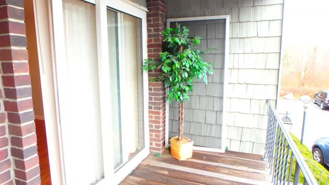 a view of a door front of a house
