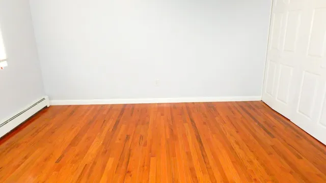 a view of wooden floor in a room