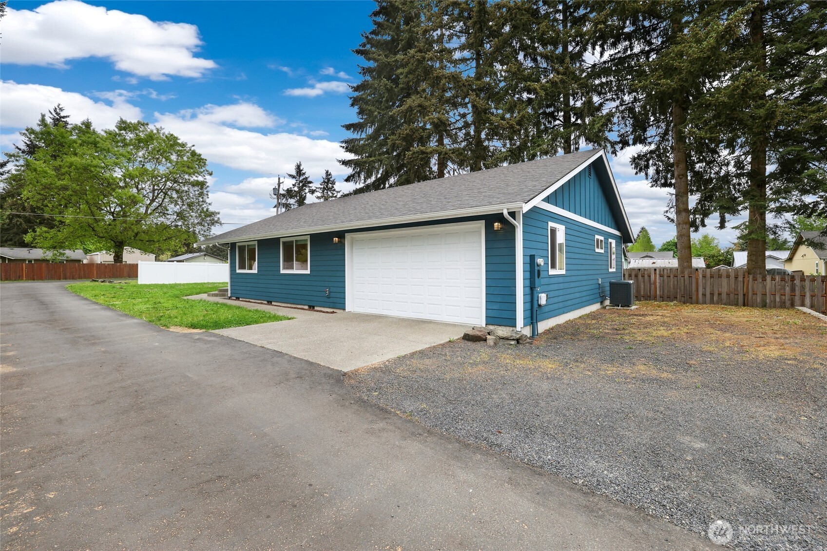 9815 178th Way Southwest Rochester, WA 98579 - Photo 34 of 36 a view of outdoor space yard and front view of a house