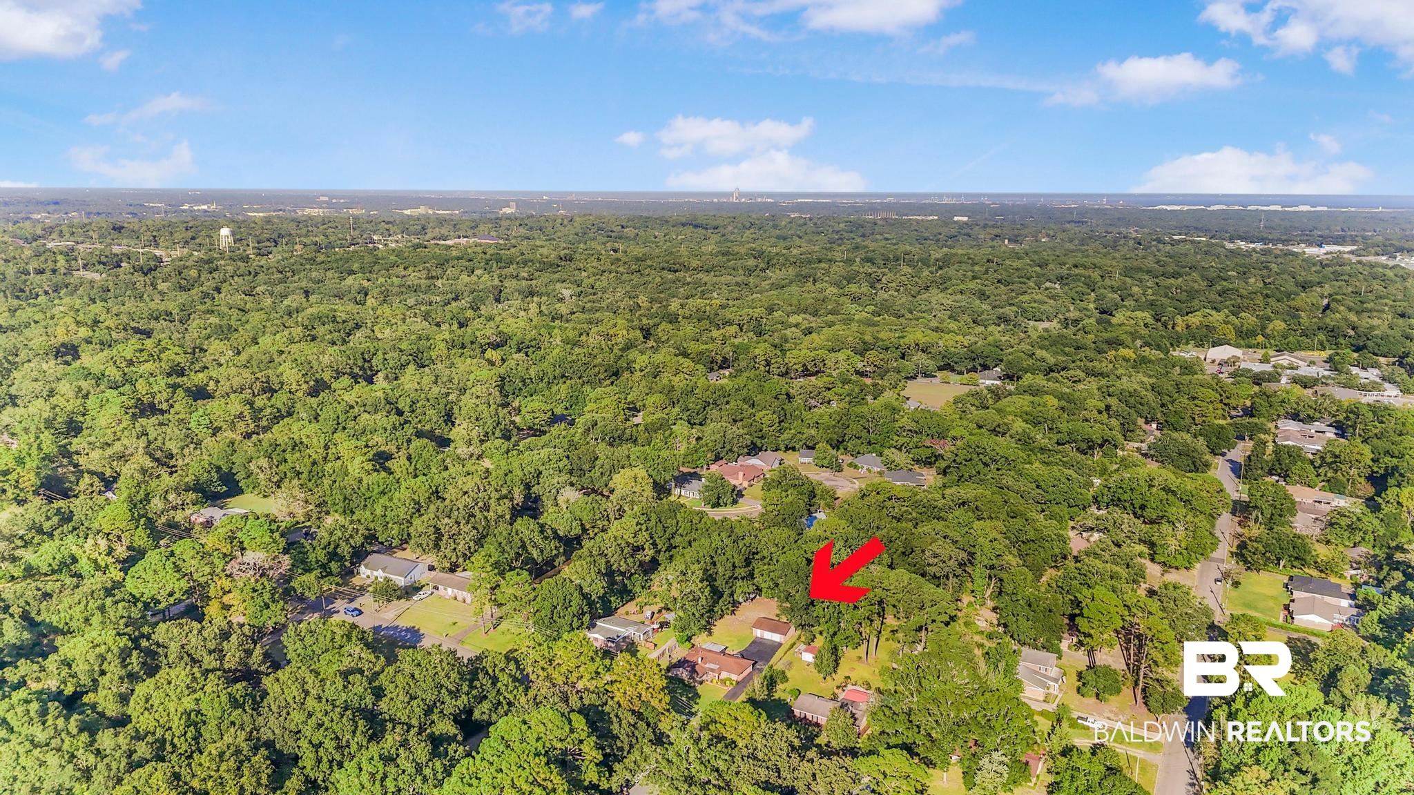 2573 E Road Mobile, AL 36693 - Photo 40 of 45 View of property location featuring a forest