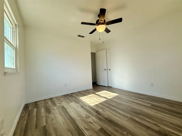 wooden floor in an empty room