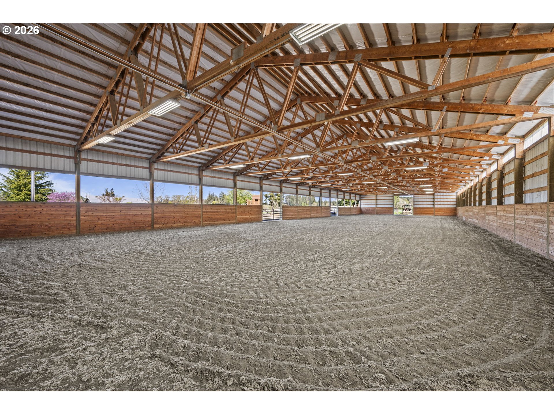 33246 South Wilhoit Road Molalla, OR 97038 - Photo 38 of 48 a view of a room with wooden roof