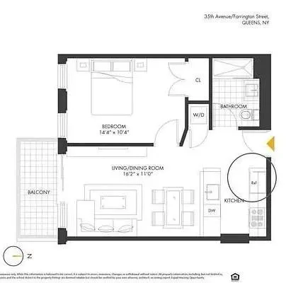 $850,000 | 134-37 35th Avenue, Unit 8G | Flushing