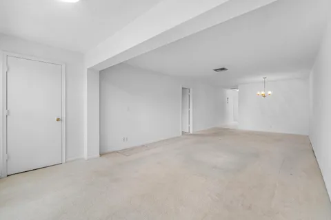 a view of empty room
