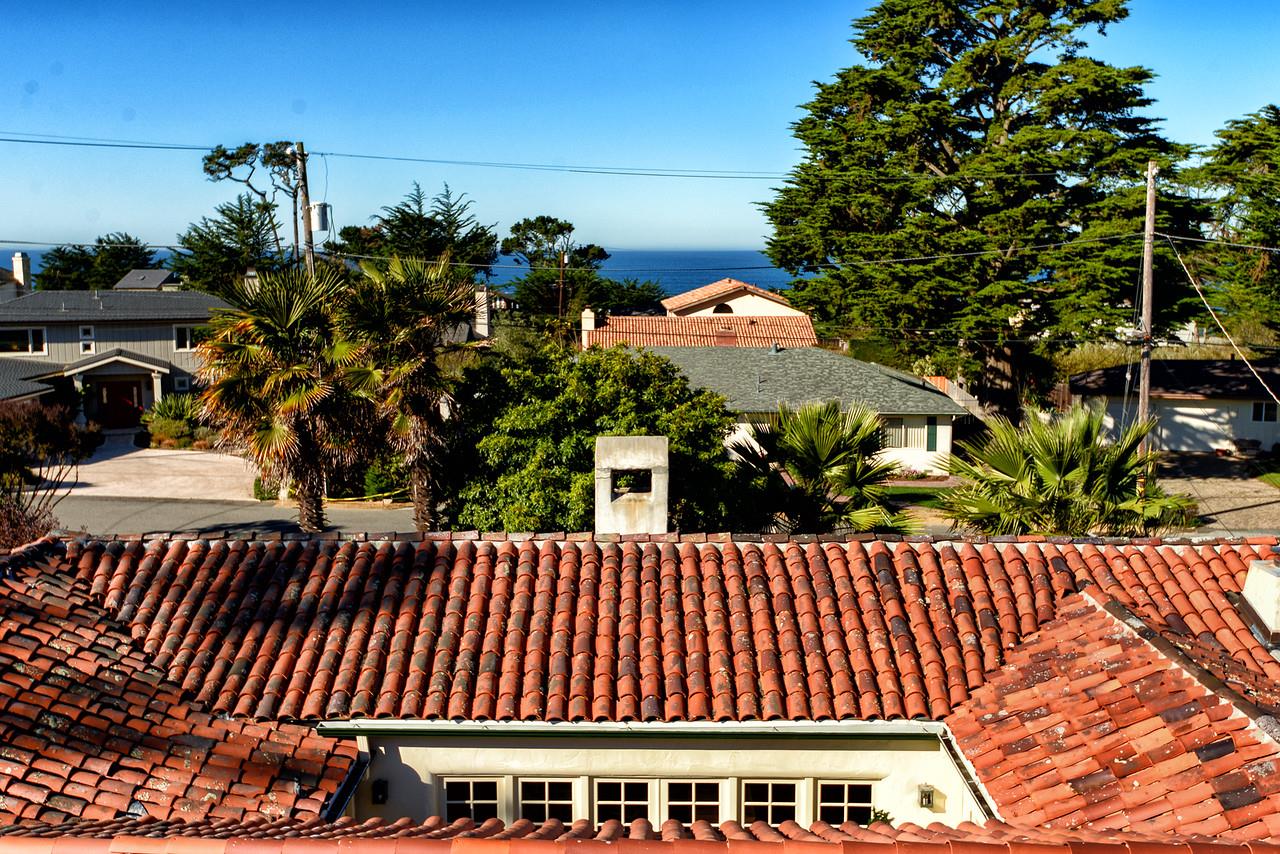 3035 Valdez Road Pebble Beach, CA 93953 - Photo 57 of 60 a view of a swimming pool from a balcony