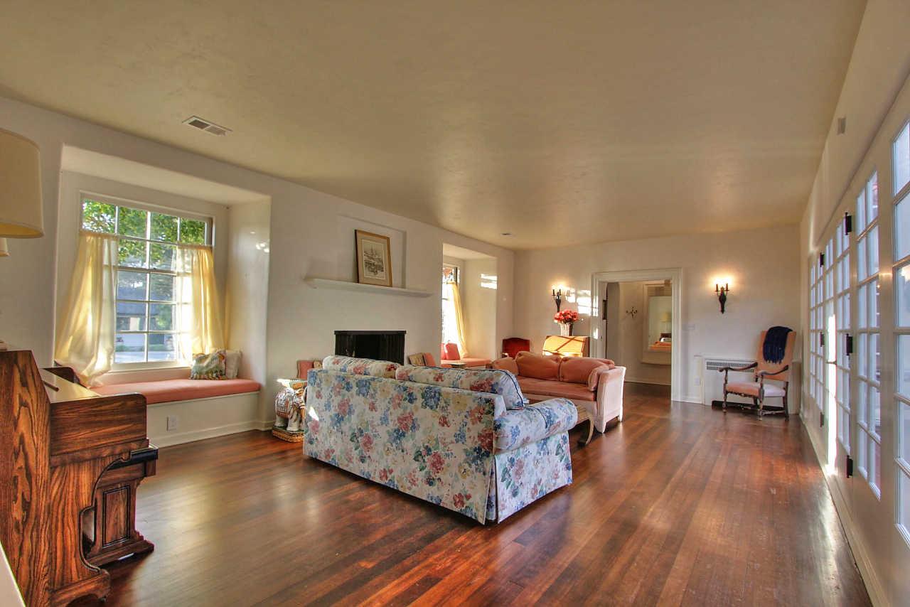 3035 Valdez Road Pebble Beach, CA 93953 - Photo 6 of 60 a living room with furniture and a fireplace