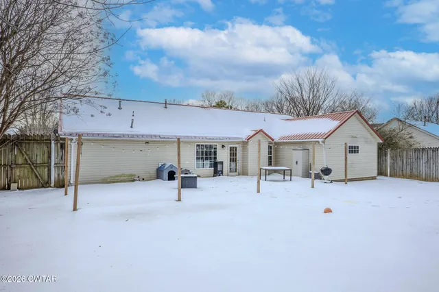 a view of a house with a patio
