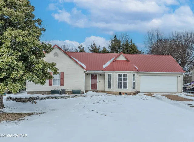 front view of a house with a outdoor space