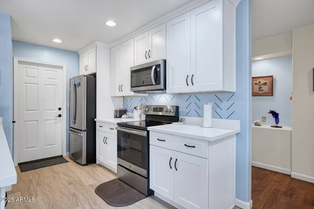 a house view with a sitting space