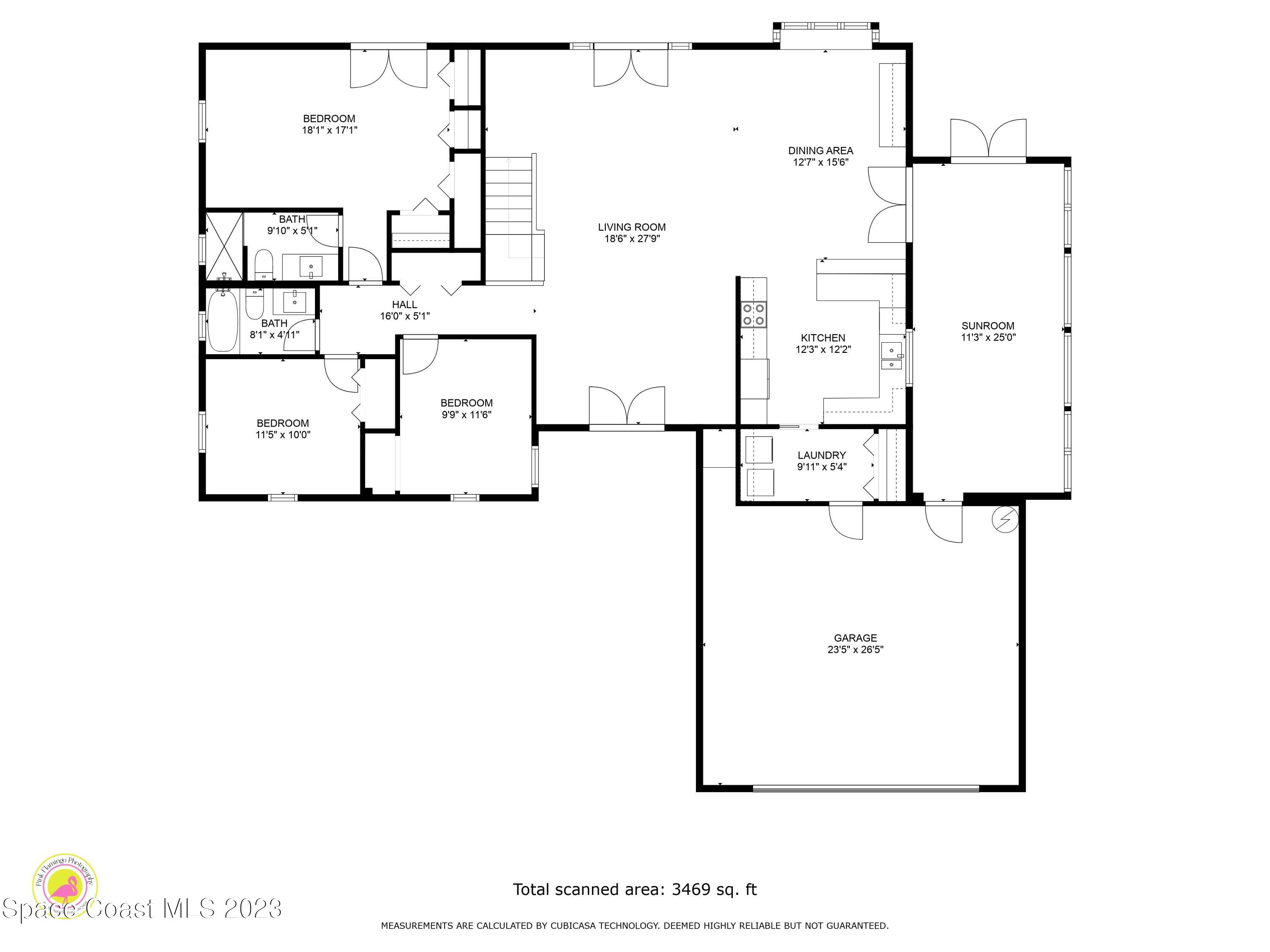 430 Riggs Avenue Melbourne Beach, FL 32951 - Photo 57 of 66 1st_floor_dimensions_430_riggs_ave___mel