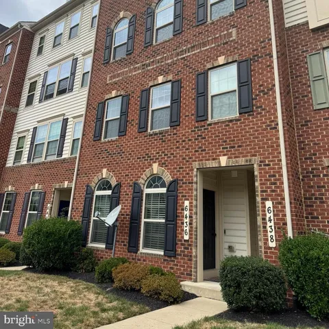 front view of a brick building