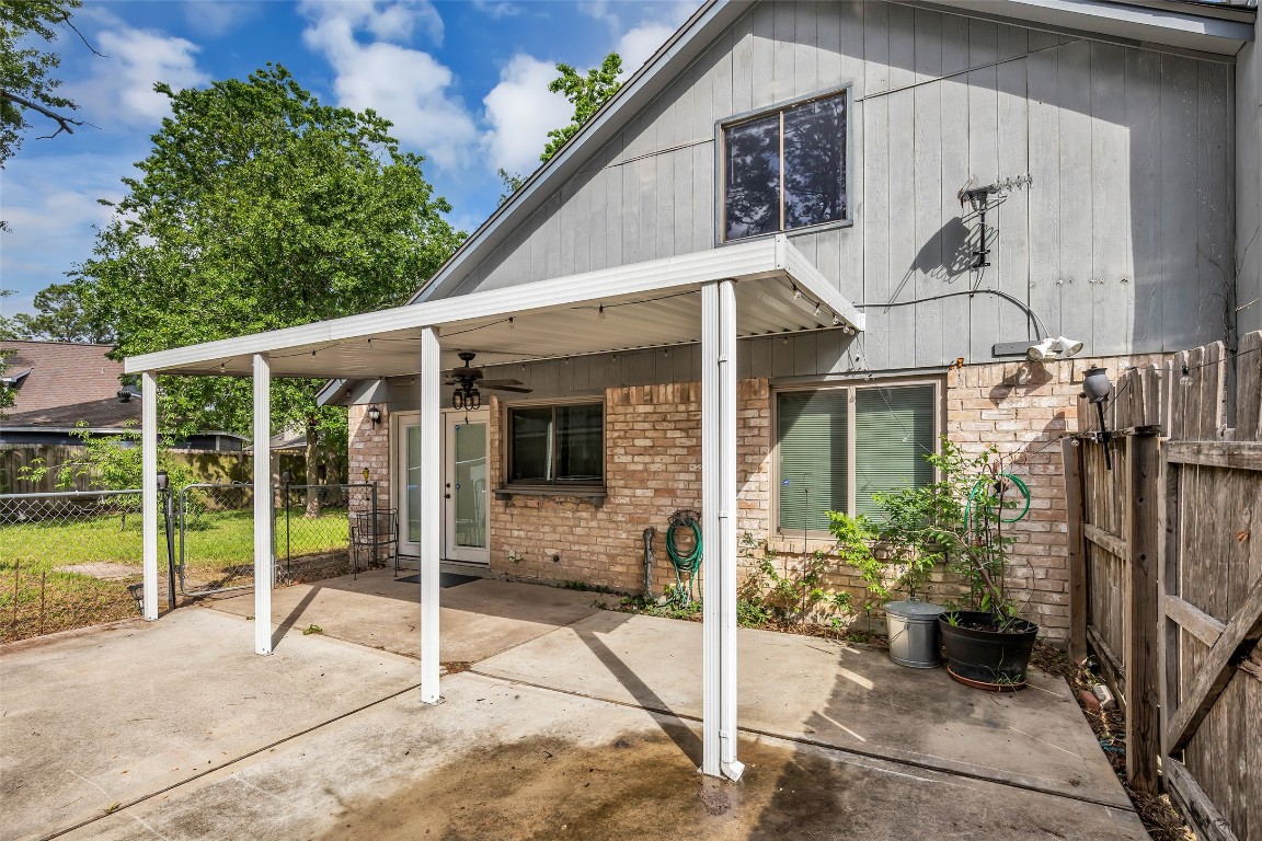 17031 Seven Pines Drive Spring, TX 77379 - Photo 25 of 28 Spacious Patio great for lounging & entertaining