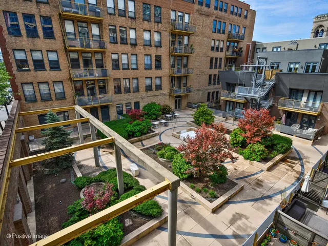 a view of building from balcony