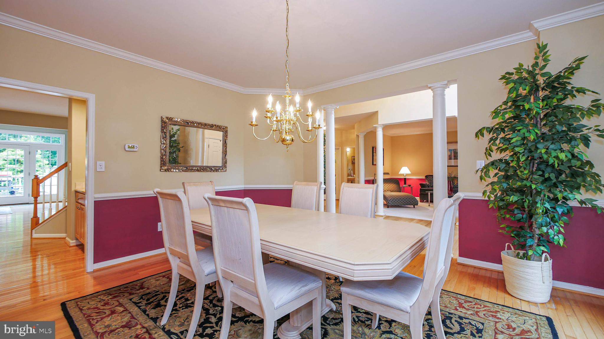 3 Bridgewater Road Farmingdale, NJ 07727 - Photo 35 of 65 Formal dining room with chair rail molding
