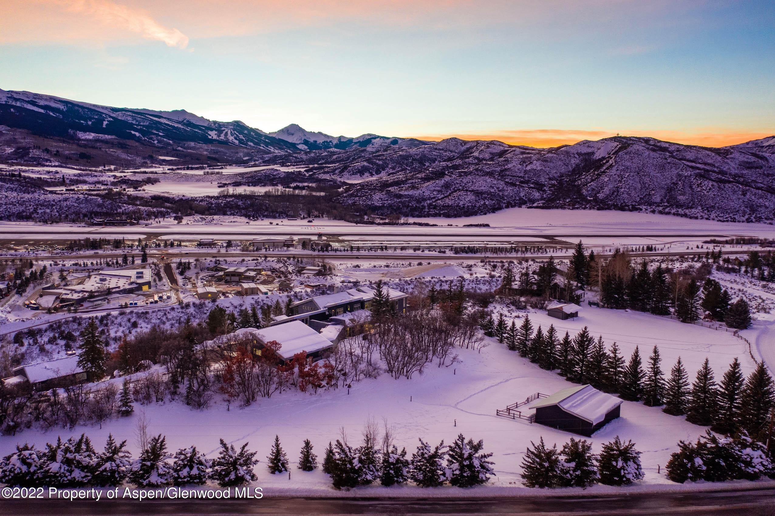 2780 McLain Flats Road Aspen, CO 81612 - Photo 46 of 46 an aerial view of residential house and sandy dunes